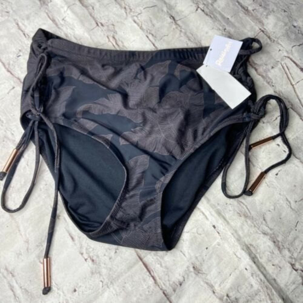 Raisins Curve Anuhea Bikini Swim Bottom Black Floral High Waist